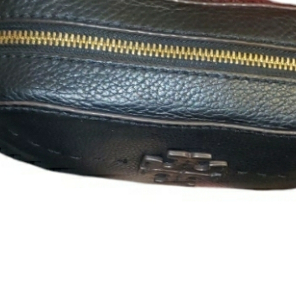 Tory Burch Black Pebble Leather Crossbody Bag - Picture 5 of 8